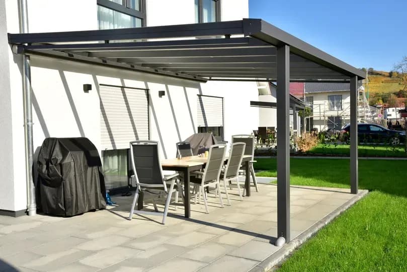 metal pergola