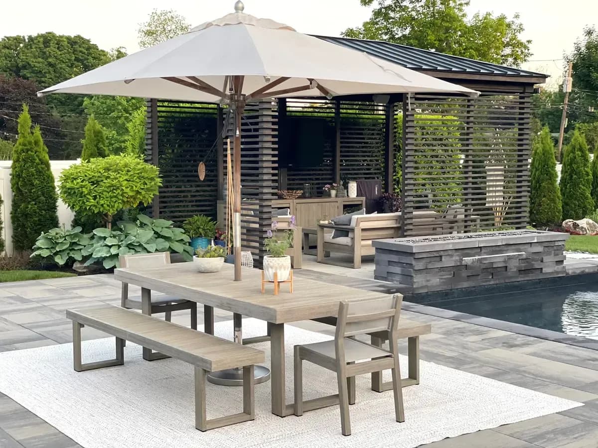 pool deck table
