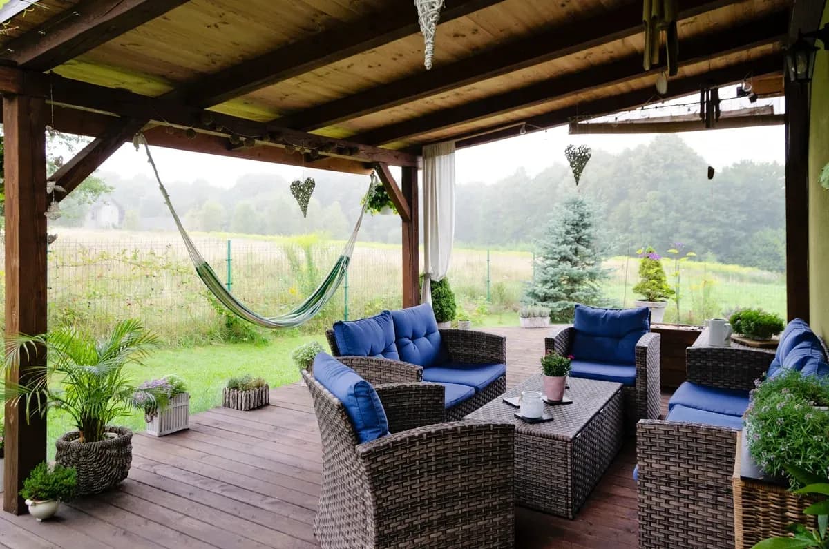 blue chairs