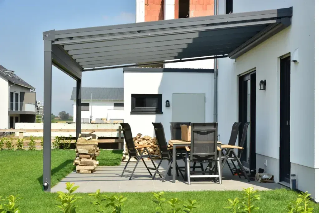 metal pergola
