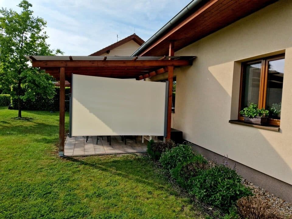red pergola