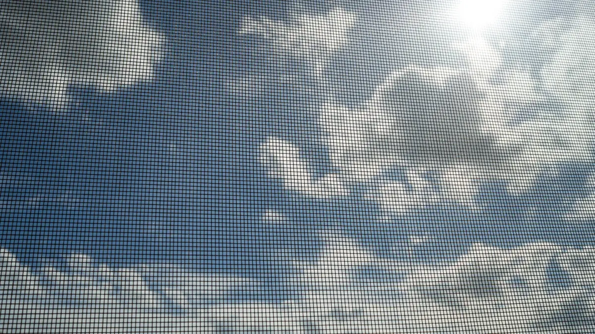 close up screen and sky